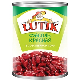 Фасоль красная  2,65 кг Lutik, Италия