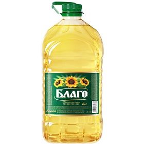 Масло подсолнечное Благо 5л Масло подсолнечное Благо 5л