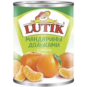 Мандарин дольки Lutik 3,1л, Китай