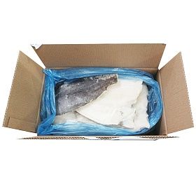 Филе палтуса на коже 400- 600г, 10кг, зам.