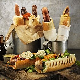 Багет для французского хот-дога 220 мм (110г х 28 шт) Bagerstat Foodservice зам., Россия