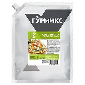 Соус Песто с итальянскими травами Food Service Гурмикс 1,9 л / 2 кг Соус Песто с итальянскими травами Food Service Гурмикс 1,9 л / 2 кг