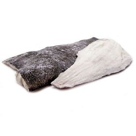 Филе палтуса на коже 400- 600г, 10кг, зам.
