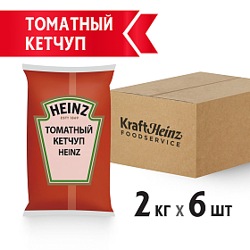 Кетчуп Томатный Heinz (2 кг х 6 шт) 12 кг