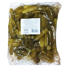 Огурцы маринованные целые 3-6 см 9кг (1,8кг х 5 шт)