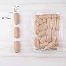 Сосиски мини курино-говяжьи вареные 25г (65-70 мм/ d 24 мм) ~1кг, зам.