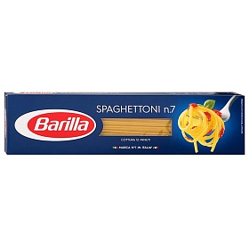Спагеттони №7 Barilla 10,8кг (24 шт х 450г) Спагеттони №7 Barilla 10,8кг (24 шт х 450г)