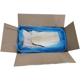 Филе палтуса без кожи 400+ г, 10кг, зам.