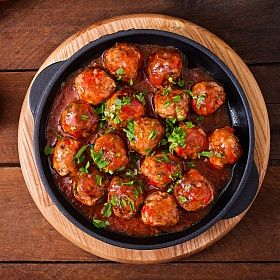 Фрикадельки свино-говяжьи готовые (~15 г) 10 кг, зам., Пит-Продукт