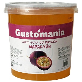 Джус-боллы Маракуйя 3кг Gustomania, Китай