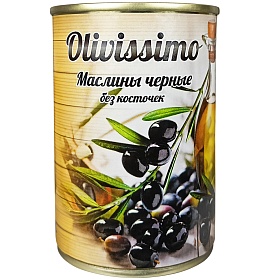 Маслины без косточки калибр 280/320 - 3 л Olivissimo, Испания