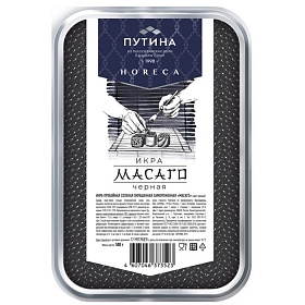 Икра Масаго чёрная Путина 500г зам.